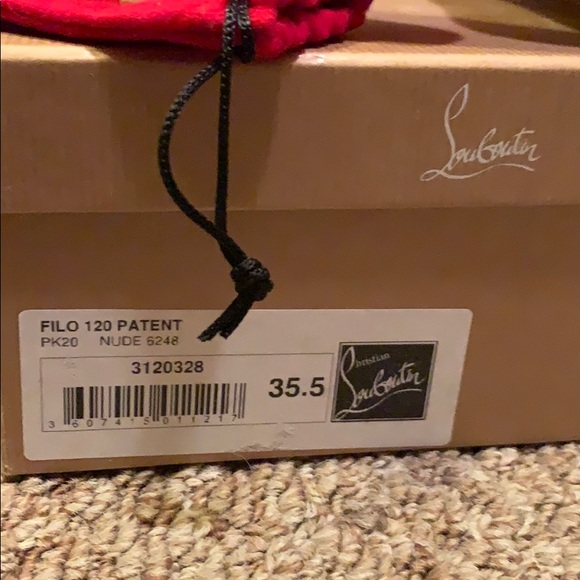 Christian Louboutin Filo 120 Nude Patent - Picture 4 of 6